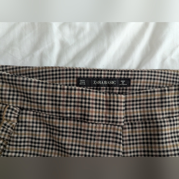 Zara Plaid Pants - Picture 3 of 3